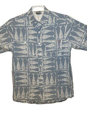 Salt Life SLX Shirt Mens Reverse Print Short Sleeve Fish Theme Lightweight Small